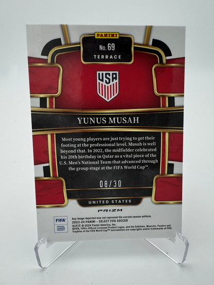 Yunus Musah - United States - Panini Select FIFA 23/24 - 08/30