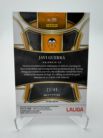 Javi Guerra RC - Valencia CF - Panini Select La Liga 23/24 - 12/49