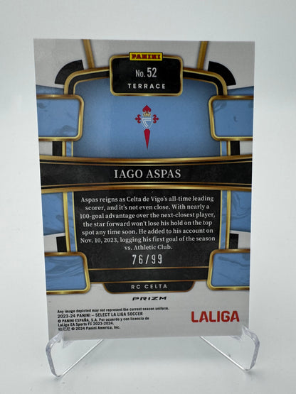Iago Aspas - RC Celta - Panini Select La Liga 23/24 - 76/99