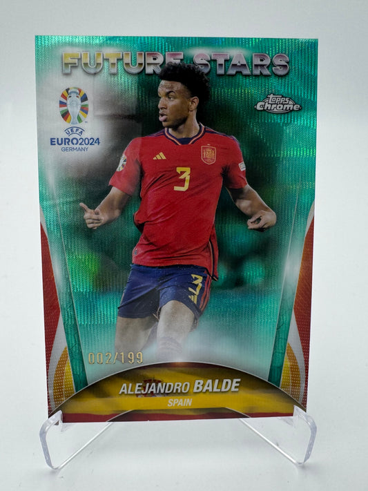 Alejandro Balde - SPAIN - Topps Chrome EURO 2024 - 002/199