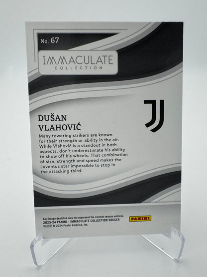 Dusan Vlahovic - Juventus - Panini Immaculate 23/24 - 17/40