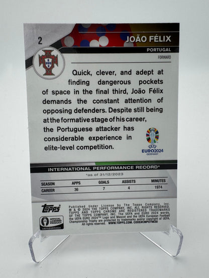 Joao Felix - Portugal - Topps Chrome Euro 2024 - 150/175