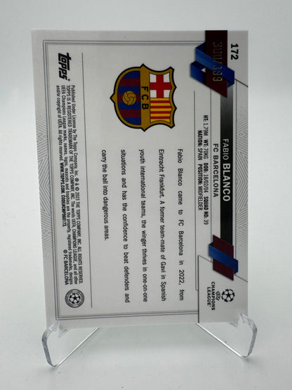 Fabio Blanco RC - FC Barcelona - Topps Chrome UCC 2023 - 300/399