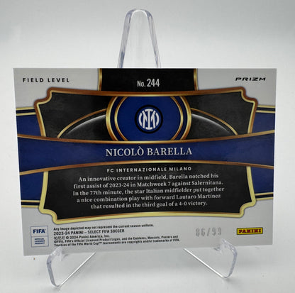 Nicolo Barella - FC Internazionale Milano - Panini Select Fifa 23/24 - 86/99