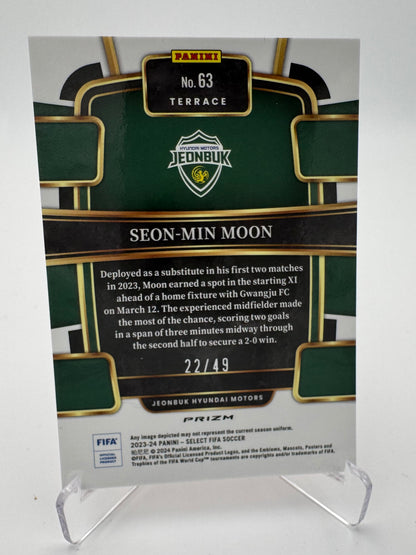 Seon-Min Moon - Jeonbuk Hyundai Motors - Panini Select FIFA 23/24 - 22/49