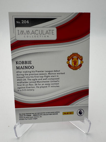 Kobbie Mainoo RC - Manchester United - Panini Immaculate 23/24 - 27/40