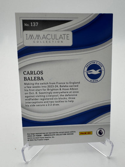 Carlos Baleba RC - Brighton & Hove Albion - Panini Immaculate 23/24 - 05/10