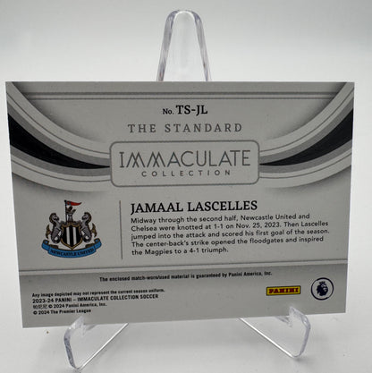 Jamaal Lascelles - Newcastle United - Panini Immaculate 23/24 - Relic The Standard - 75/99