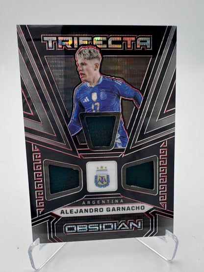 Alejandro Garnacho - Argentina - Panini Obsidian 23/24 - Triple Relic - 03/49