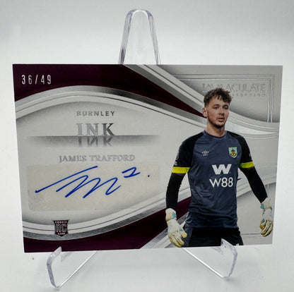 James Trafford RC - Burnley - Panini Immaculate 23/24 - Auto - 36/49
