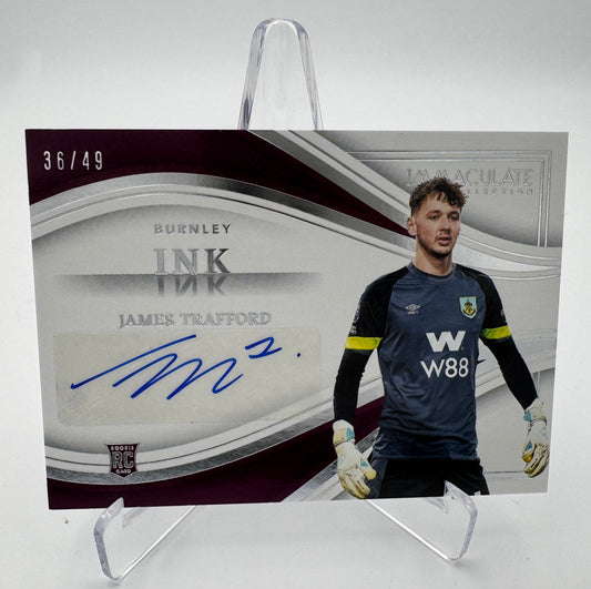 James Trafford RC - Burnley - Panini Immaculate 23/24 - Auto - 36/49