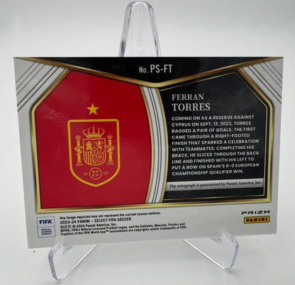 Ferran Torres - Spain - Panini Select FIFA 23/24 - Auto