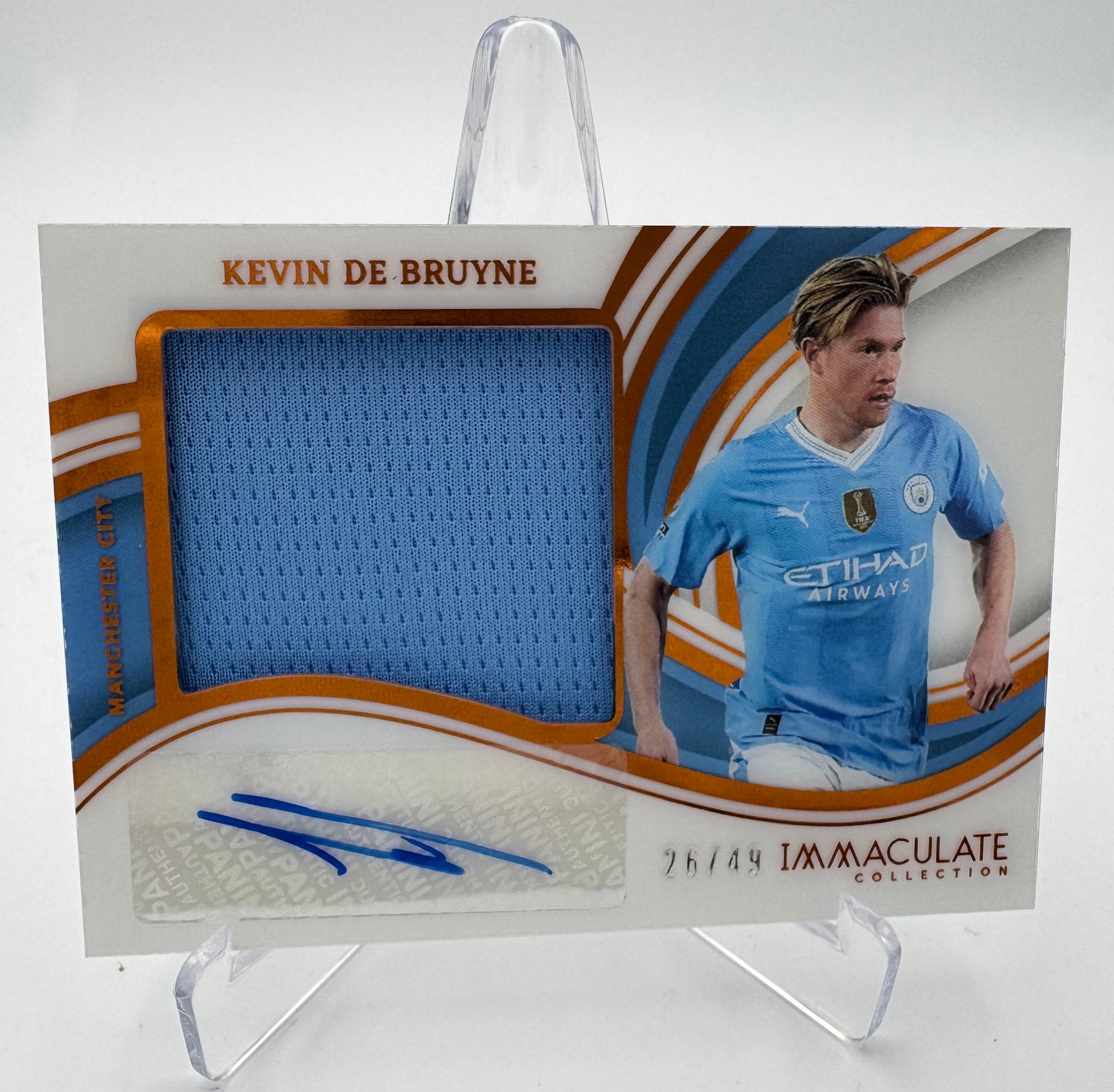 Kevin De Bruyne - Manchester City - Panini Immaculate 23/24 - Auto/Relic - 26/49