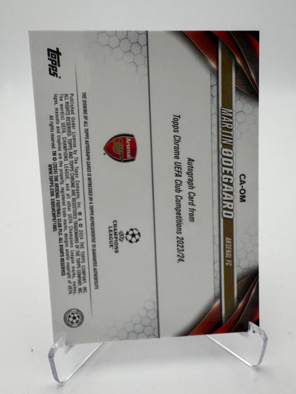 Martin Odegaard - Arsenal - Topps UCC Chrome 2024 - Auto - 179/250