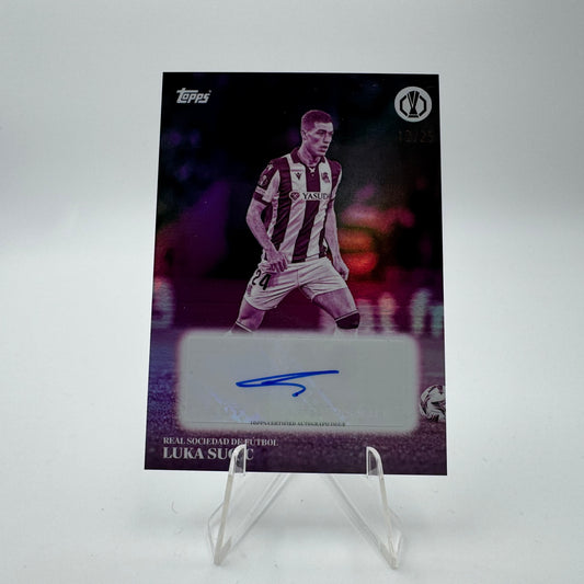 Luka Sucic - Real Sociedad De Futbol - Topps Simplicidad 2025 - Autograph - 12/25