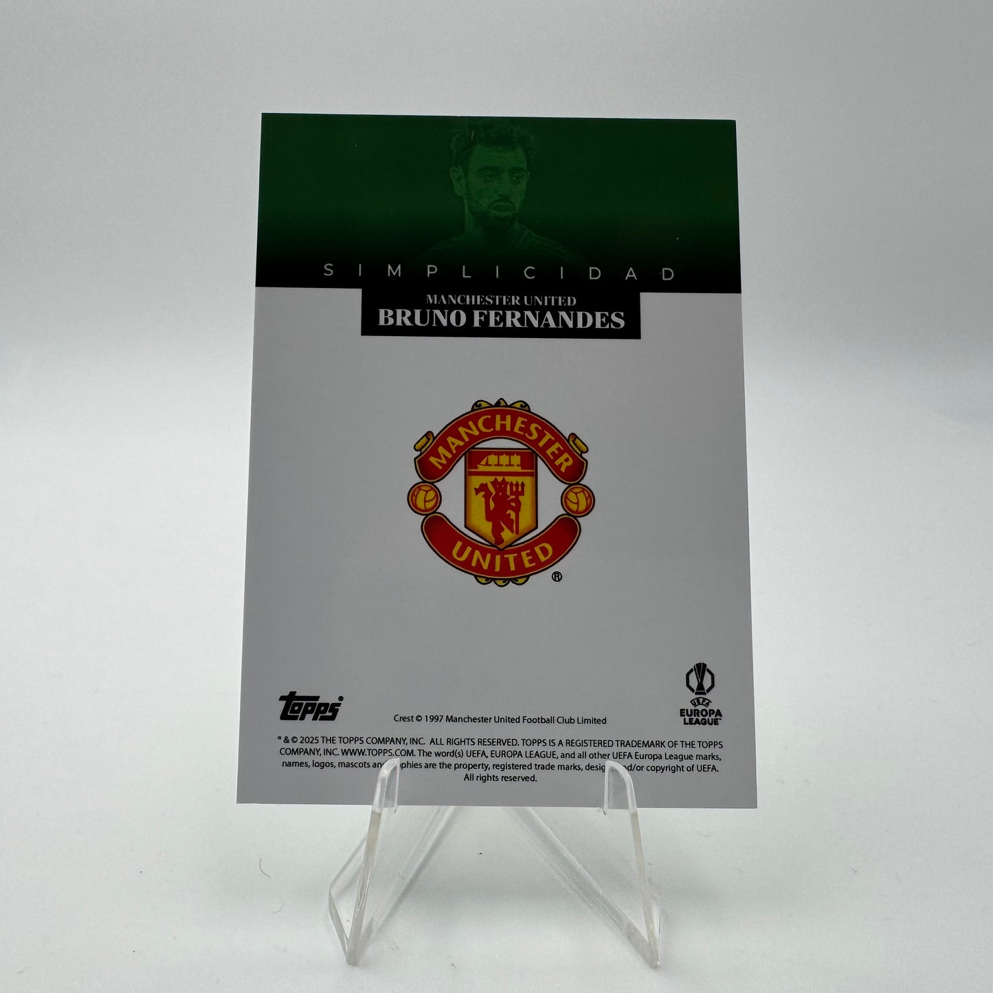 Bruno Fernandes - Manchester United - Topps Simplicidad 2025 - 52/99