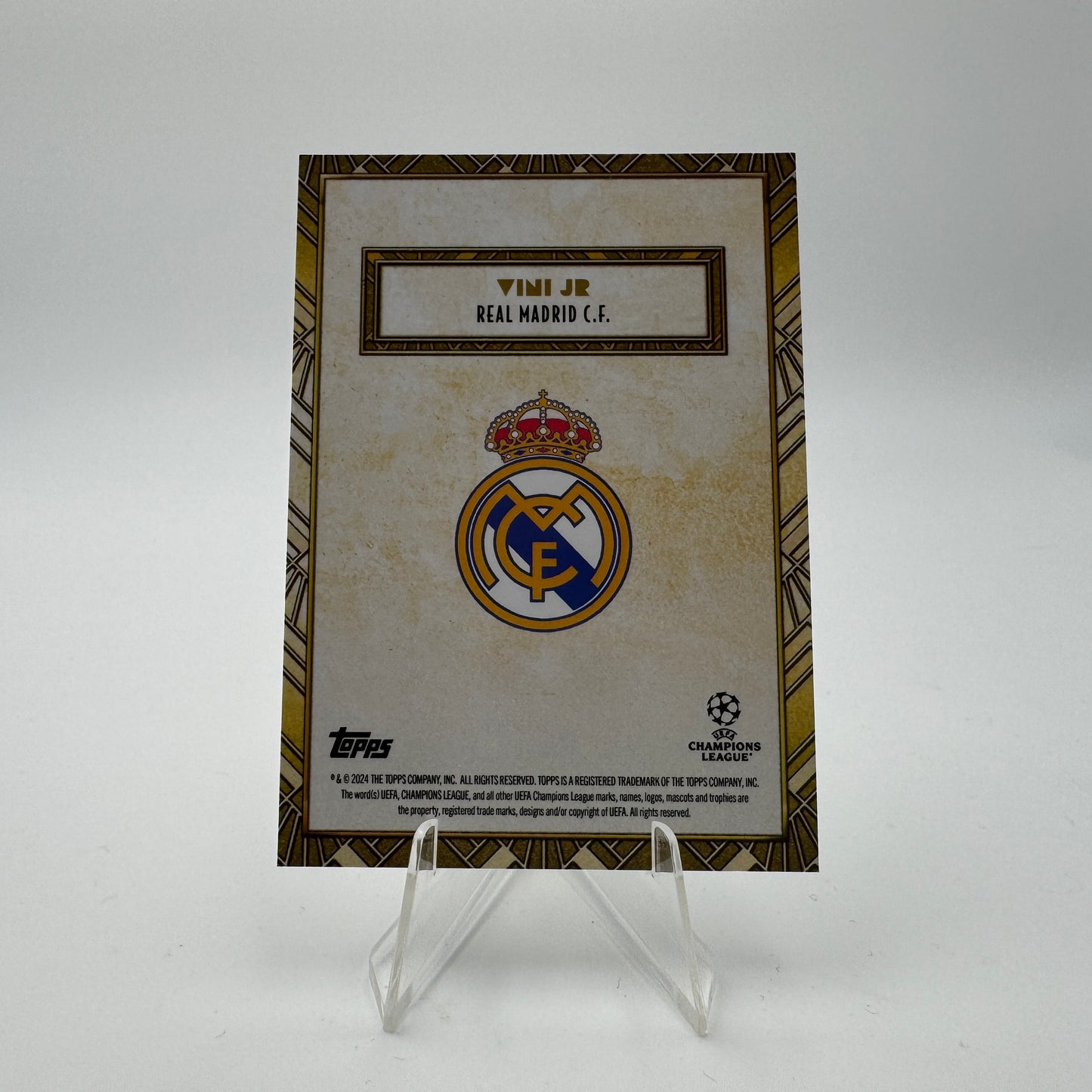 Vini Jr - Real Madrid - Topps Deco 2024 - 1/1