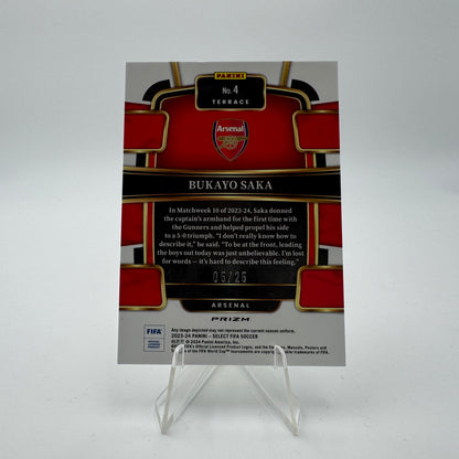 Bukayo Saka - Arsenal - Panini Select Fifa 23/24 - 05/25