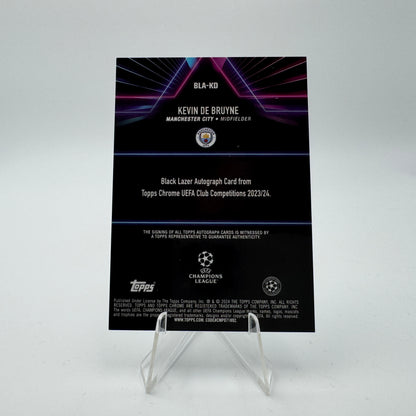 Kevin De Bruyne - Manchester City  - Topps Chrome UCC - Autograph Black Lazer - 038/150