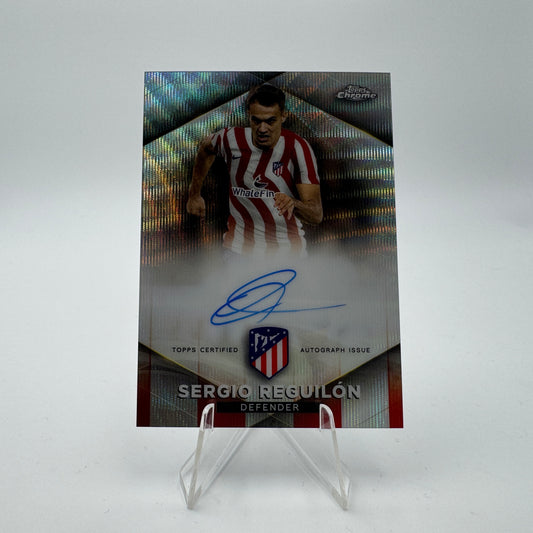 Sergio Reguilon - Atletico de Madrid - Topps Chrome Atletico de Madrid - Autograph 36/49
