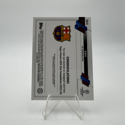 Xavi - FC Barcelona - Topps Chrome UCC 22/23 - Autograph 48/50