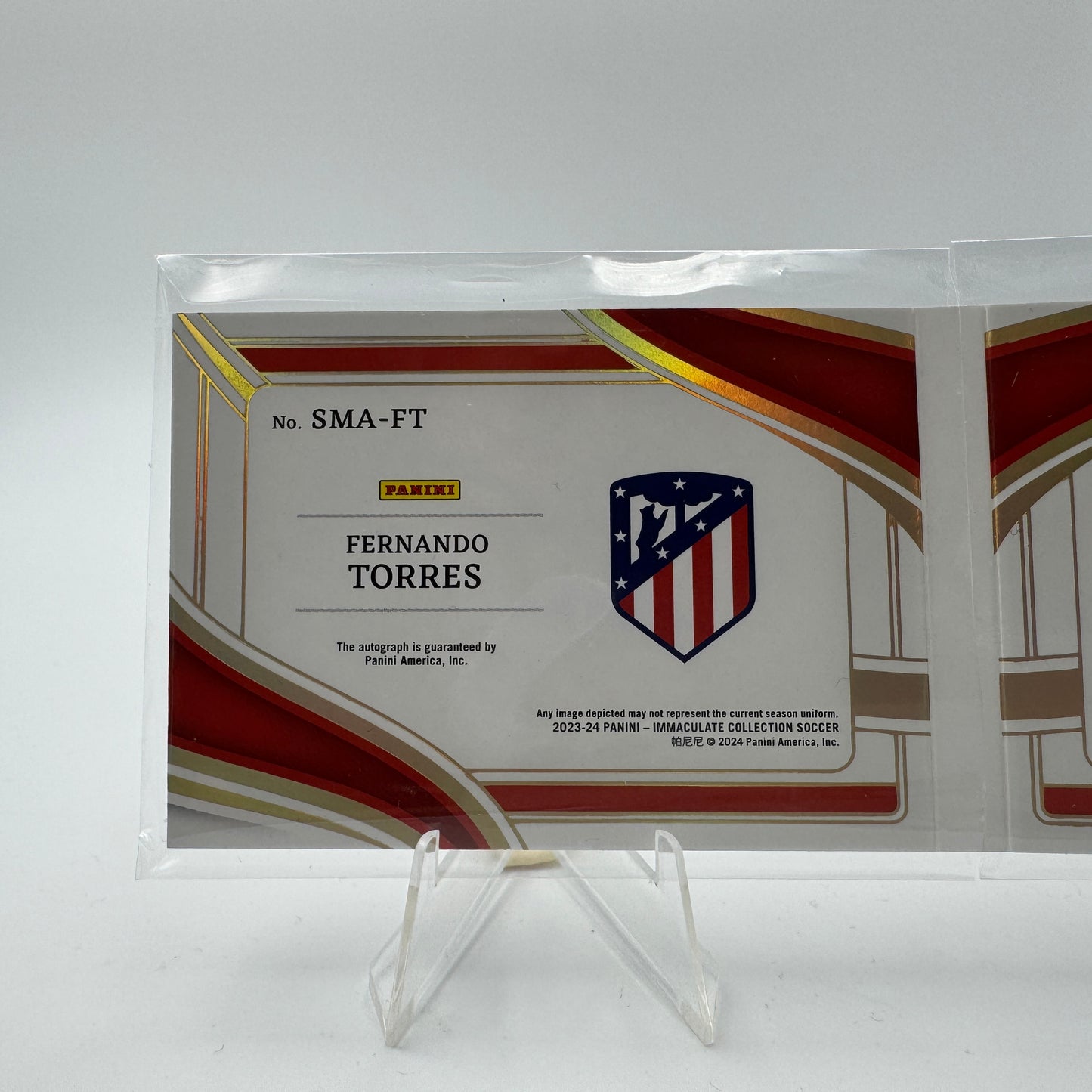 Fernando Torres - Atletico De Madrid - Panini Immaculate 23/24 - Booklet 08/10