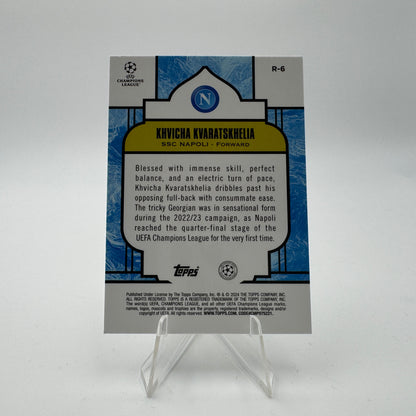 Khvicha Kvaratskhelia - SSC Napoli - Topps Merlin 23/24 - Renaissance (Case Hit)