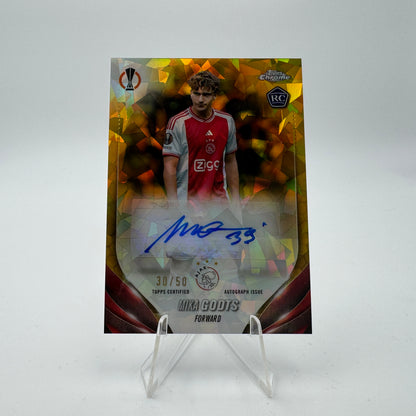 Mika Godts RC - AFC Ajax - Topps Chrome Sapphire - Autograph 30/50