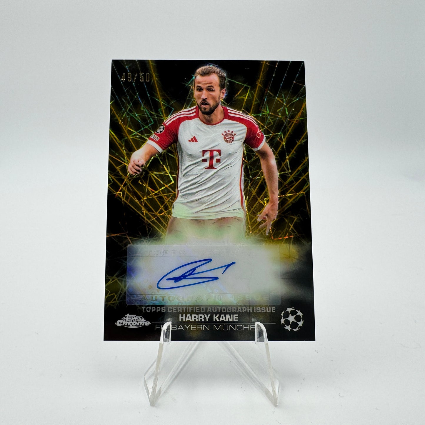 Harry Kane - Bayern Munchen - Topps Chrome UCC - Autograph Black Lazer 49/50