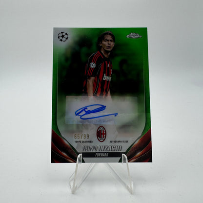 Filippo Inzaghi -  AC Milan - Topps Chrome UCC 23/24 - Autograph 65/99