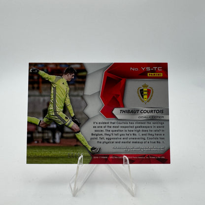 Thibaut Courtois - Belgium - Panini Spectra 2016/17 - Autograph Relic 17/25