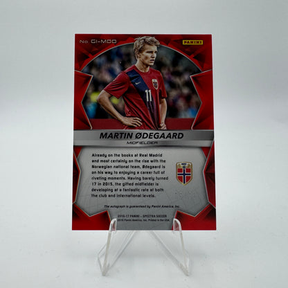 Martin Odegaard - Norway - Panini Spectra 2016/17 - Autograph 36/65