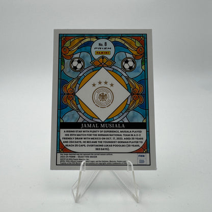Jamal Musiala - Germany - Panini Select FIFA 23/24 - Stained Glass