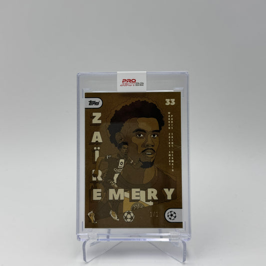 Warren Zaire-Emery - PSG - Topps Project 22 - 1/1