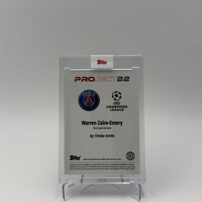 Warren Zaire-Emery - PSG - Topps Project 22 - 1/1