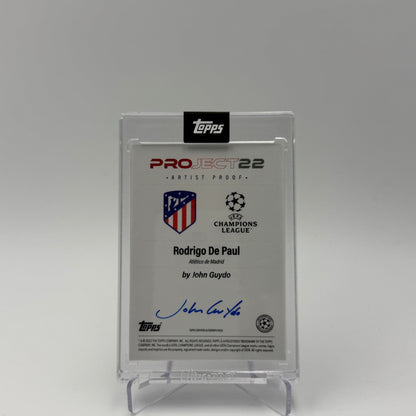 Rodrigo De Paul - Atletico de Madrid - Topps Project 22 - 06/10 - Autograph by John Guydo