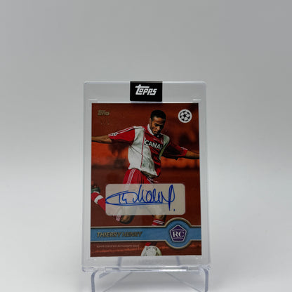 Thierry Henry RC - Monaco - Topps Lost Rookie - Autograph 5/5
