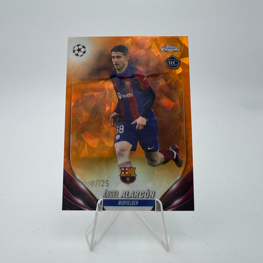 Angel Alarcon RC - FC Barcelona - Topps Chrome Sapphire UCC 23/24 - 07/25