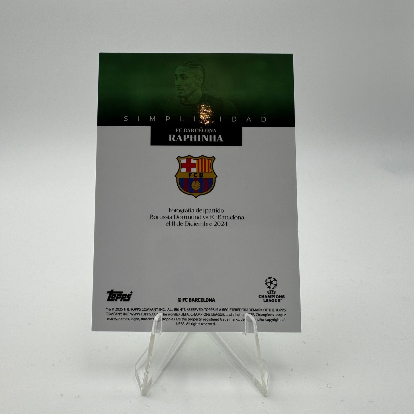 Raphinha - FC Barcelona - Topps Simplicidad -99/99