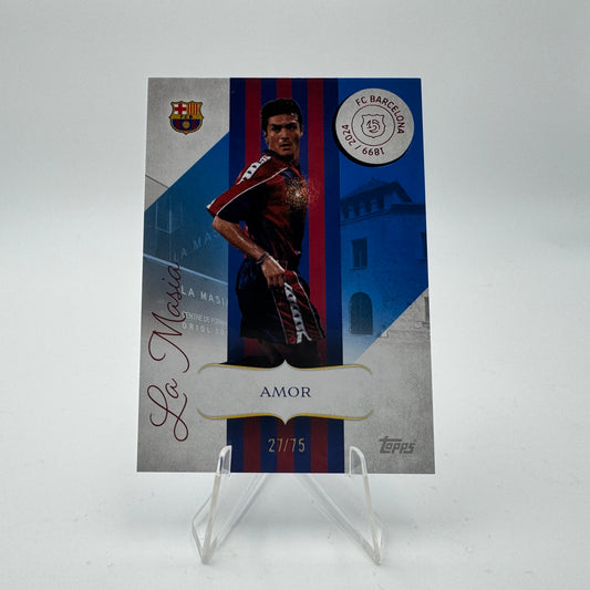 Amor - FC Barcelona - Topps Barcelona 125 - La Masia 27/75