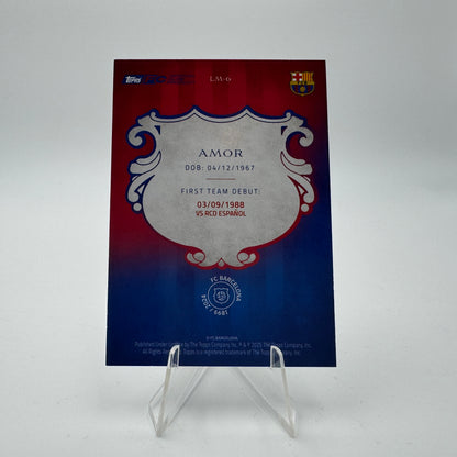 Amor - FC Barcelona - Topps Barcelona 125 - La Masia 27/75
