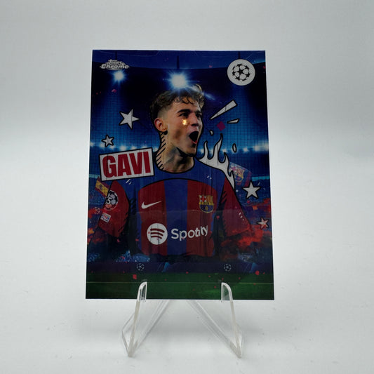 Gavi - FC Barcelona - Topps Chrome UCC 23/24 - Tifo