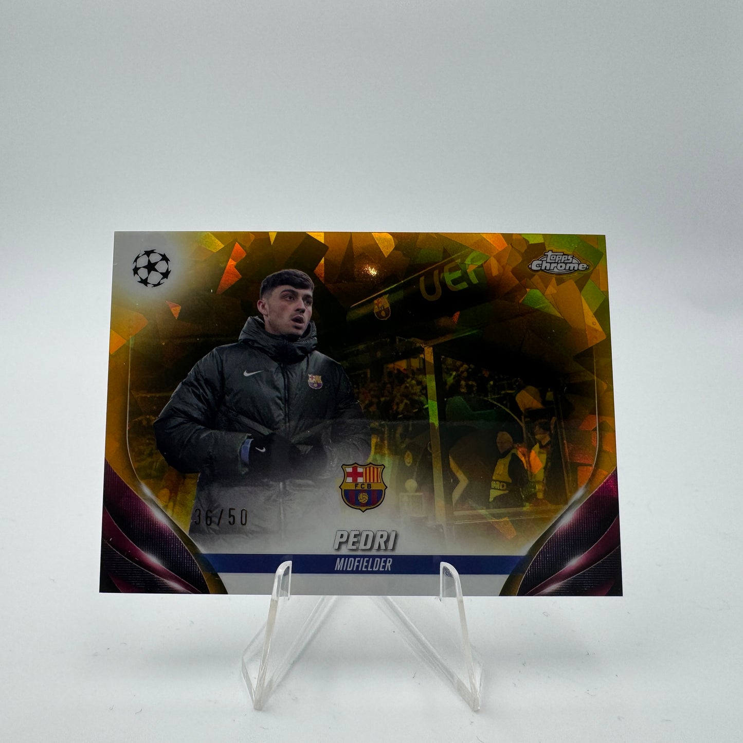 Pedri - FC Barcelona - Topps Chrome Sapphire UCC 23/24 -SSP 36/50
