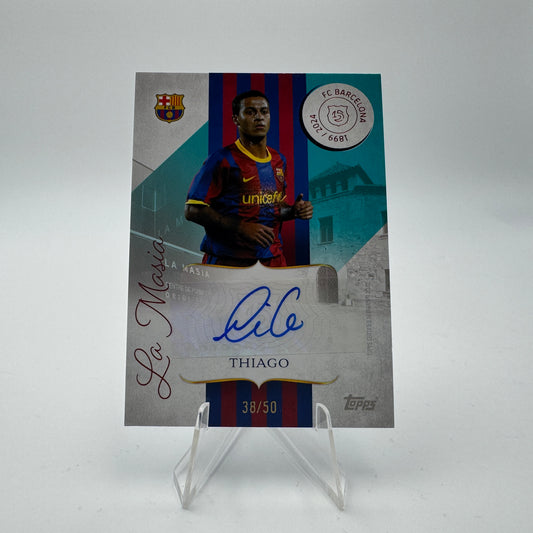 Thiago  - FC Barcelona - Topps Barcelona 125 - Autograph La Masia 38/50