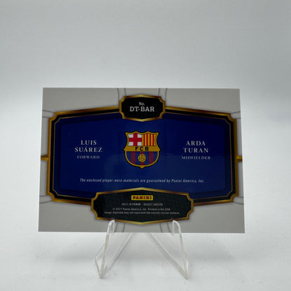 Luis Suarez / Arda Turan - FC Barcelona - Panini Select 17/18 - Dual Relic