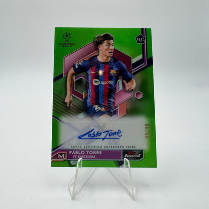 Pablo Torre RC - FC Barcelona - Topps Finest UCC 22/23 - Autograph 08/99