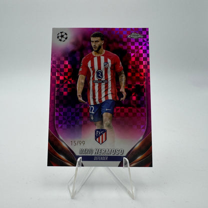 Mario Hermoso - Atletico Madrid - Topps Chrome UCC 23/24 - 15/99