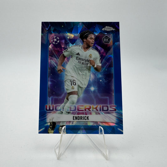 Endrick RC - Real Madrid - Topps UCC Chrome Sapphire 24/25 - Insert Wonderkids