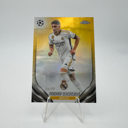 Federico Valverde - Real Madrid - Topps UCC Chrome 23/24 - 46/99 Color Match