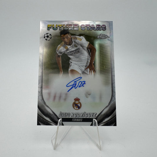 Álvaro Rodríguez - Real Madrid - Topps UCC Chrome 23/24 - Autograph